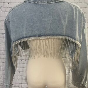Forever 21 Fringed Denim Jacket